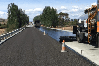 road construction in under process